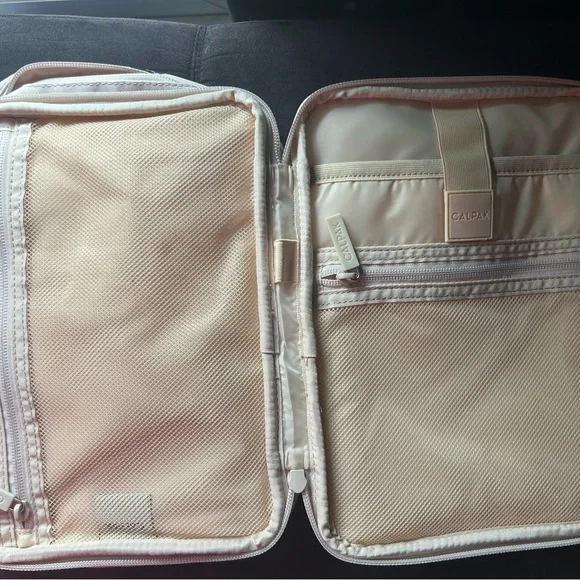 Calpak Cream and Black Polka Dot Tech Organizer - Picture 5 of 6